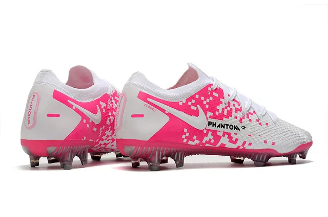 Nike Phantom GT White Gold Blue Firm-Ground Soccer Shoes 23