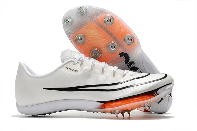Nike rose orange Flyweave Upper Spike Plate chaussures de course 3