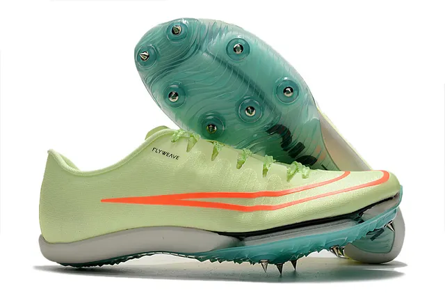 Nike rose orange Flyweave Upper Spike Plate chaussures de course 5