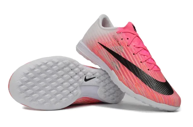 Nike Chaussures de football rose blanc Flyweave dégradé Turf 4