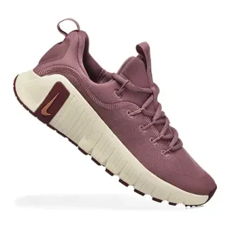 Nike Purple Beige Knit Upper Sculpted Ribbed Midsole Lifestyle Sneakers