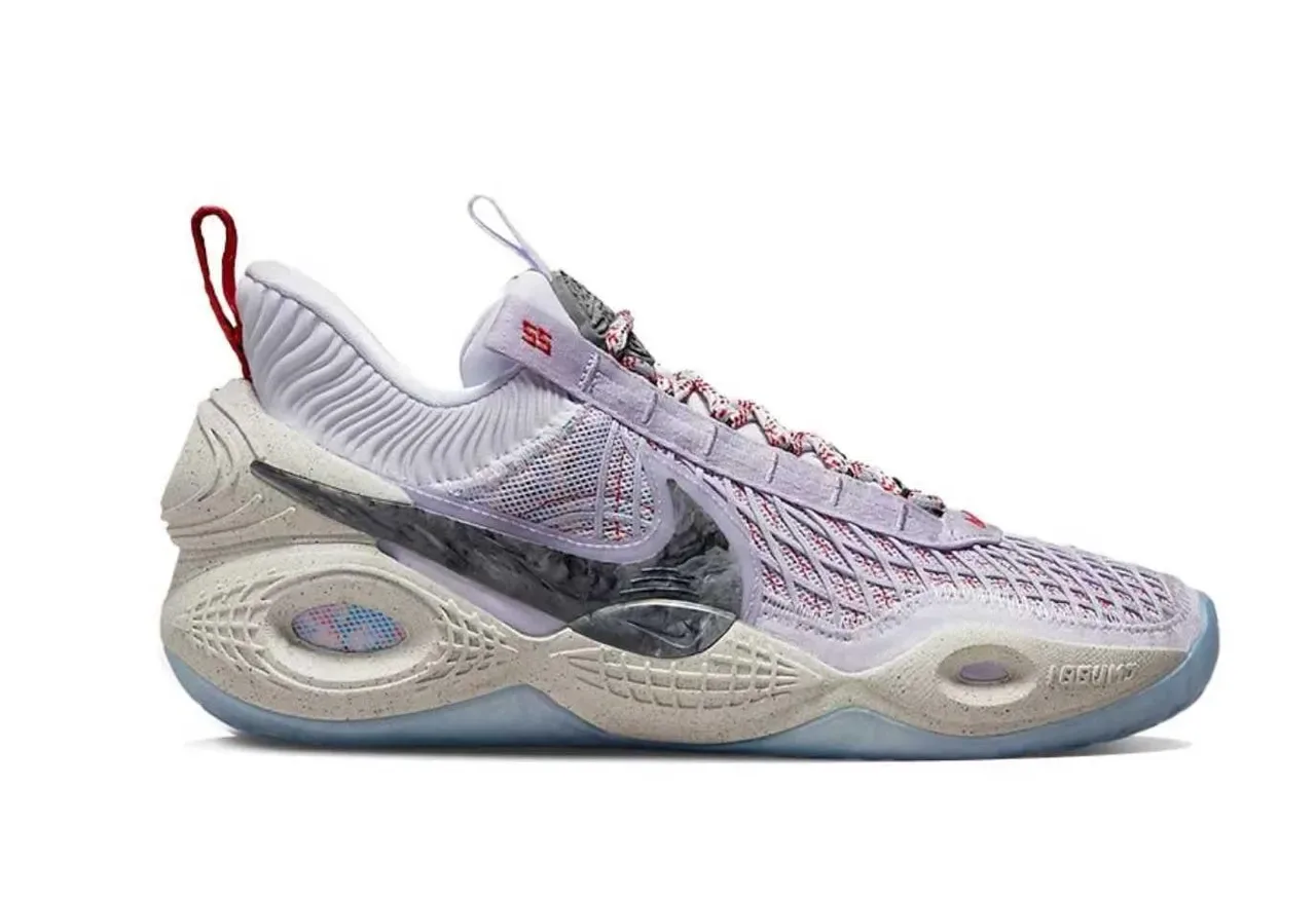 Nike Chaussures de Basketball Violet Vert Tige Maille Midsole Sculptée 2