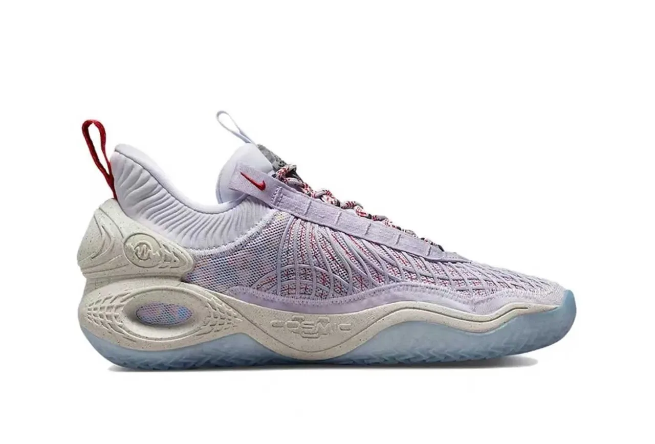 Nike Chaussures de Basketball Violet Vert Tige Maille Midsole Sculptée 4