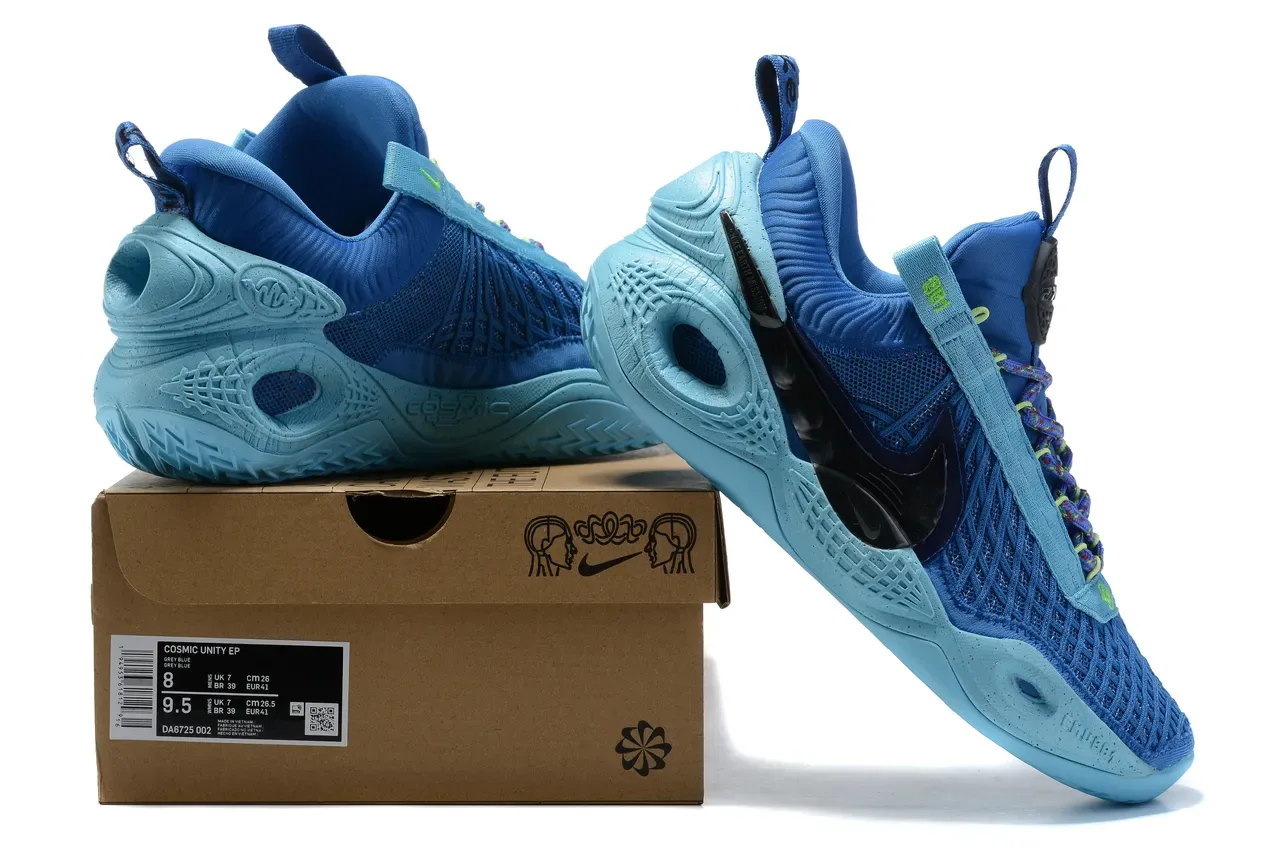 Nike Chaussures de Basketball Violet Vert Tige Maille Midsole Sculptée 13