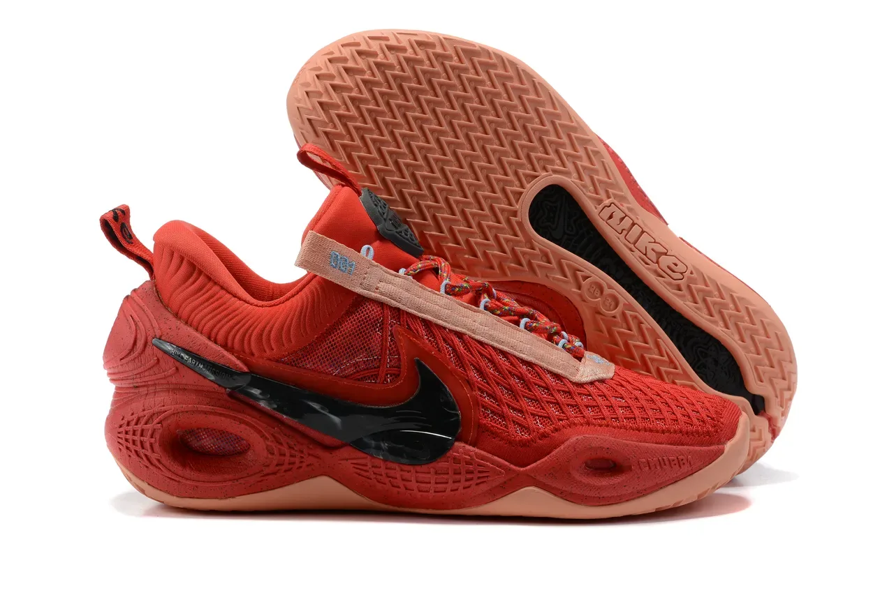 Nike Chaussures de Basketball Violet Vert Tige Maille Midsole Sculptée 24
