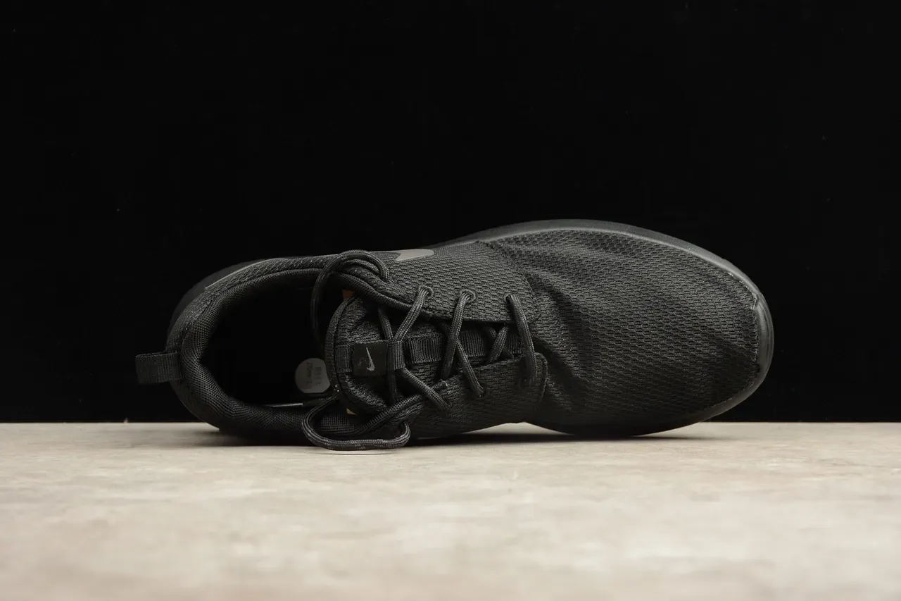 Nike Roshe One Black Metallic Gray Lifestyle Sneakers 10