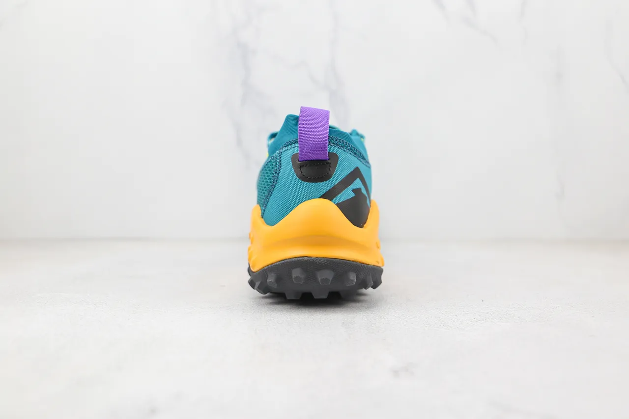Nike Teal Purple Yellow Trail Running Shoes 9
