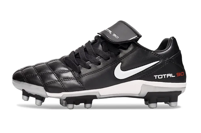 Nike Total 90 Black White Firm-Ground Soccer Shoes 8