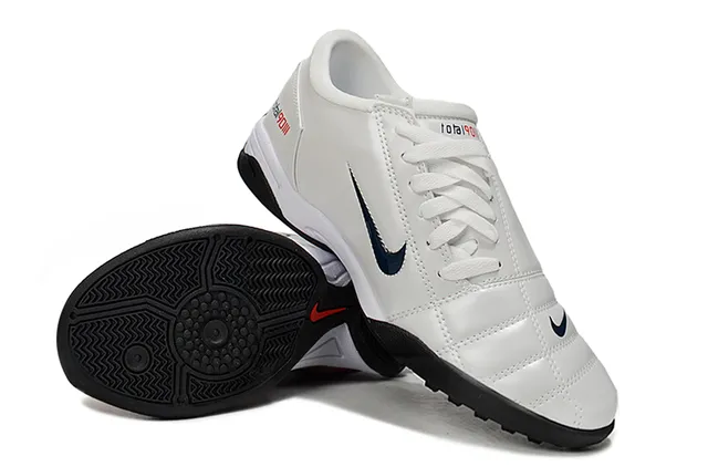 Nike Total 90 III White Navy Red Sapatos de futebol indoor 4