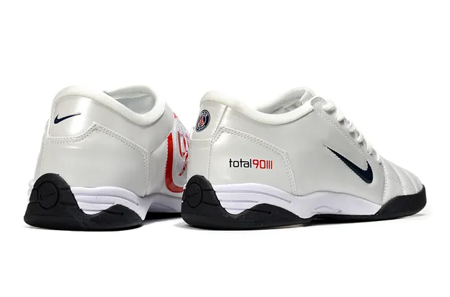 Nike Total 90 III White Navy Red Sapatos de futebol indoor 5