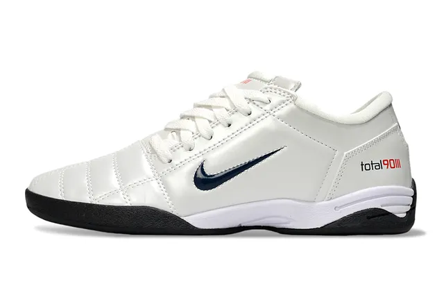 Nike Total 90 III White Navy Red Sapatos de futebol indoor 7