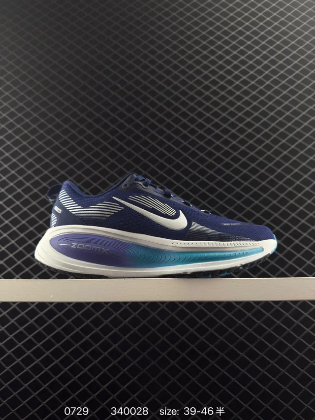 Nike Vomero 18 Navy Purple Knit Zapatillas de correr 6