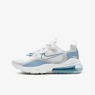 Nike White Blue Sculpted Midsole Visible Air Unit Lifestyle Sneakers