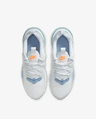 Nike White Blue Sculpted Midsole Visible Air Unit Lifestyle Sneakers 5