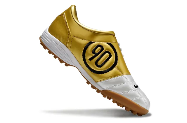 Nike Chaussures de football sur gazon blanc et vert basse matelassée synthétique 2