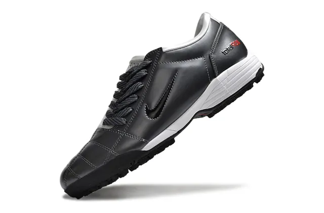 Nike Chaussures de football sur gazon blanc et vert basse matelassée synthétique 10