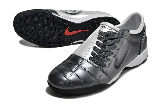 Nike Chaussures de football sur gazon blanc et vert basse matelassée synthétique 11