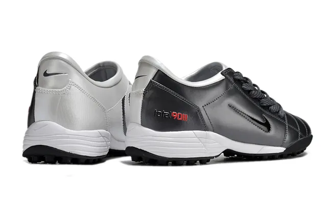 Nike Chaussures de football sur gazon blanc et vert basse matelassée synthétique 12
