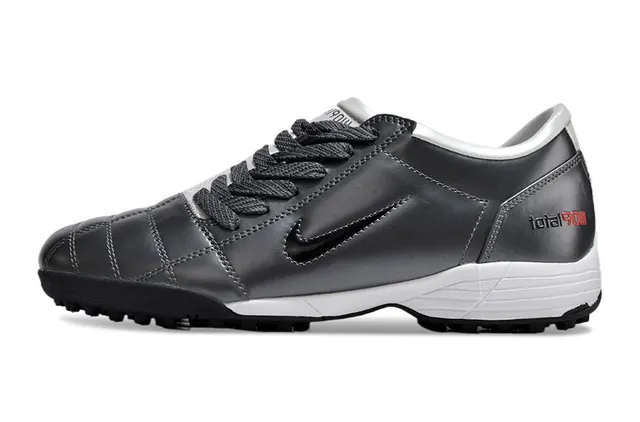 Nike Chaussures de football sur gazon blanc et vert basse matelassée synthétique 15