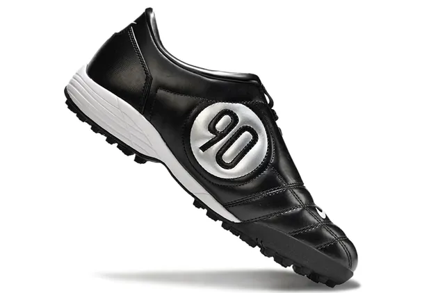 Nike Chaussures de football sur gazon blanc et vert basse matelassée synthétique 23