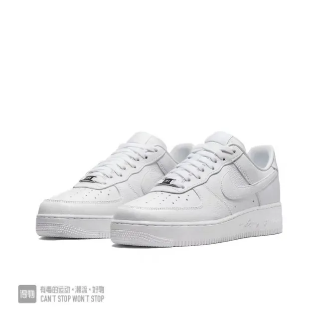 Nike White Leather Low-Top Silhouette Lifestyle Sneakers 5