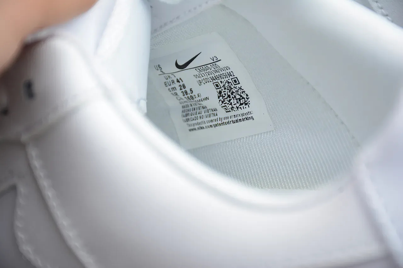 Nike White Platform Sole Lifestyle Sneakers 4