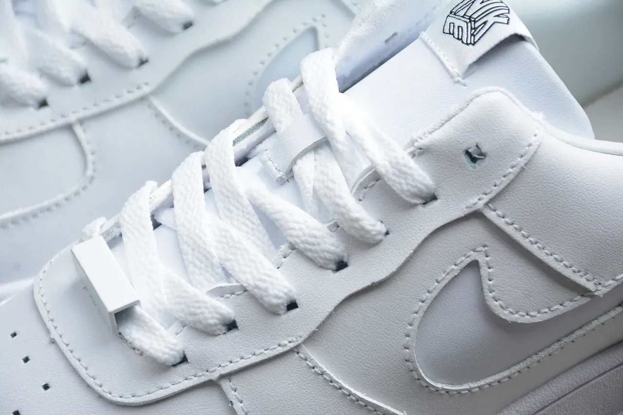 Nike White Platform Sole Lifestyle Sneakers 6