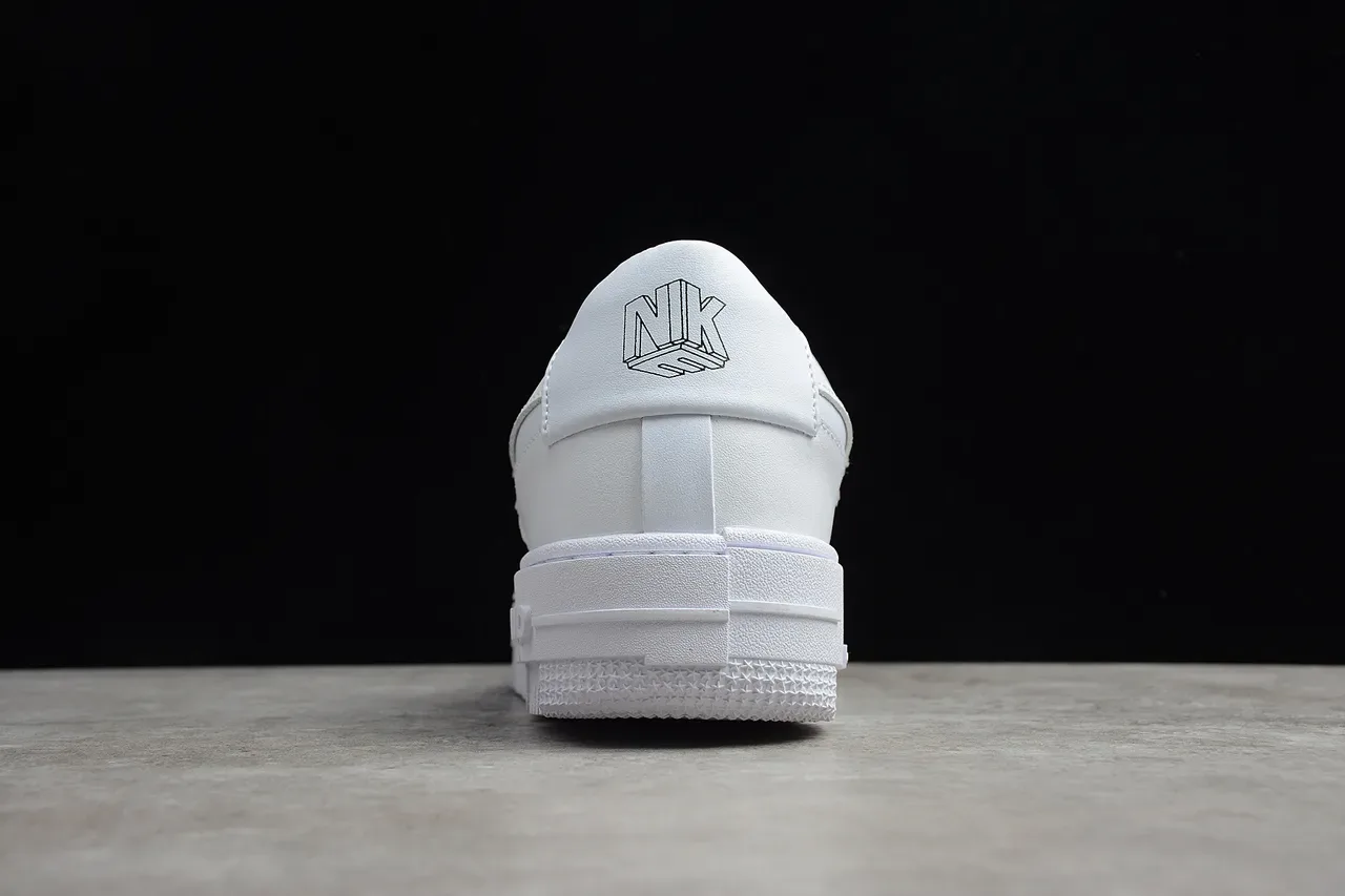 Nike White Platform Sole Lifestyle Sneakers 9