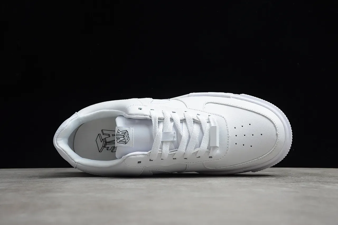 Nike White Platform Sole Lifestyle Sneakers 11