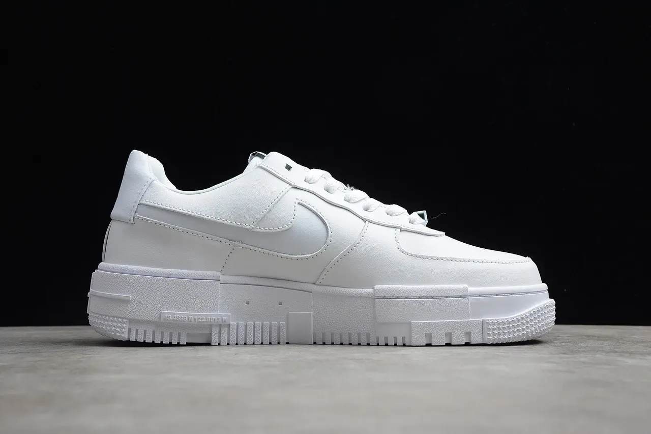 Nike White Platform Sole Lifestyle Sneakers 12