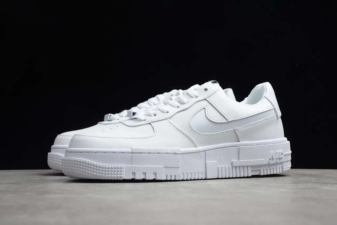 Nike White Platform Sole Lifestyle Sneakers 13