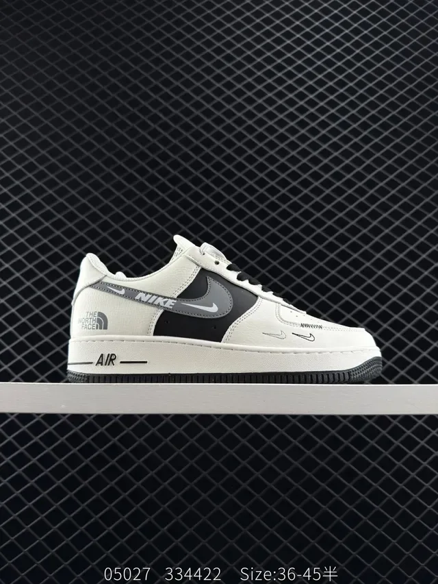 Nike x Stüssy Air Force 1 Low White and Navy Lifestyle Sneakers 4
