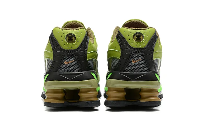 Nike x Supreme Shox TL Lime Green Lifestyle Sneakers 3