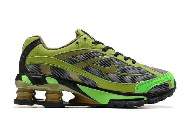 Nike x Supreme Shox TL Lime Green Lifestyle Sneakers 5