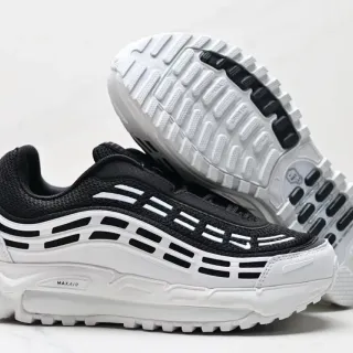 Nike Zoom 2K Black White Layered Wave Cage Mesh Upper Lifestyle Sneakers