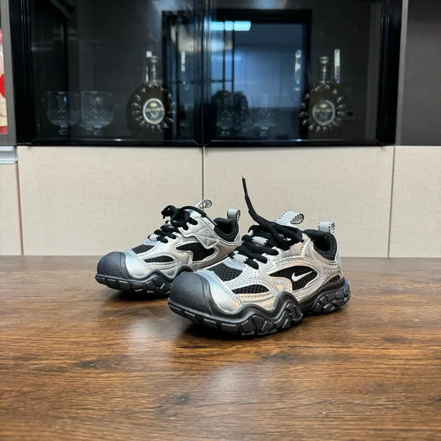Nike Zoom 2K Off-White Black Chunky Sneakers 22