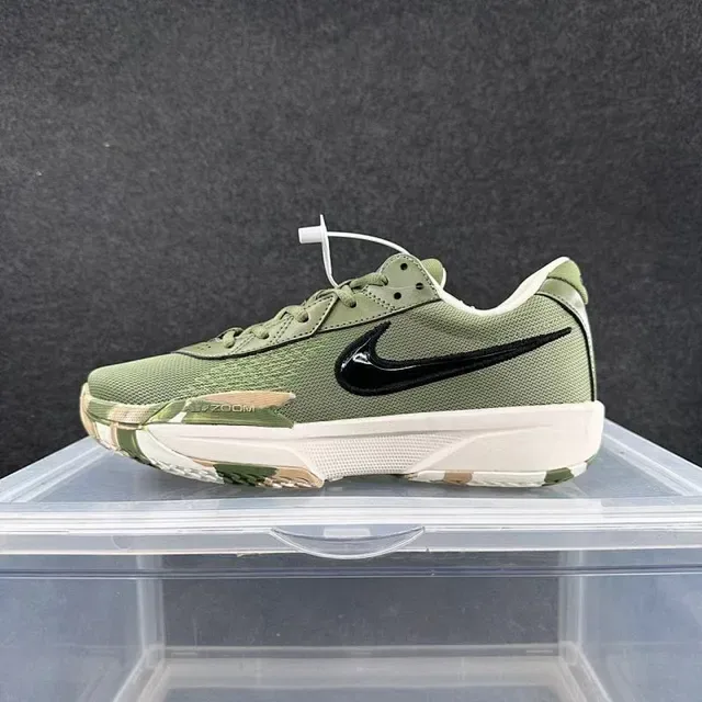 Nike Zoom BB NXT Army Green Black Mesh Upper Glossy Swoosh Lifestyle Sneakers 2