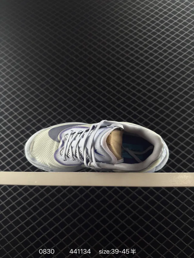 Nike Zoom Fly 6 White Purple Mesh Upper Braided Heel Running Shoes 4