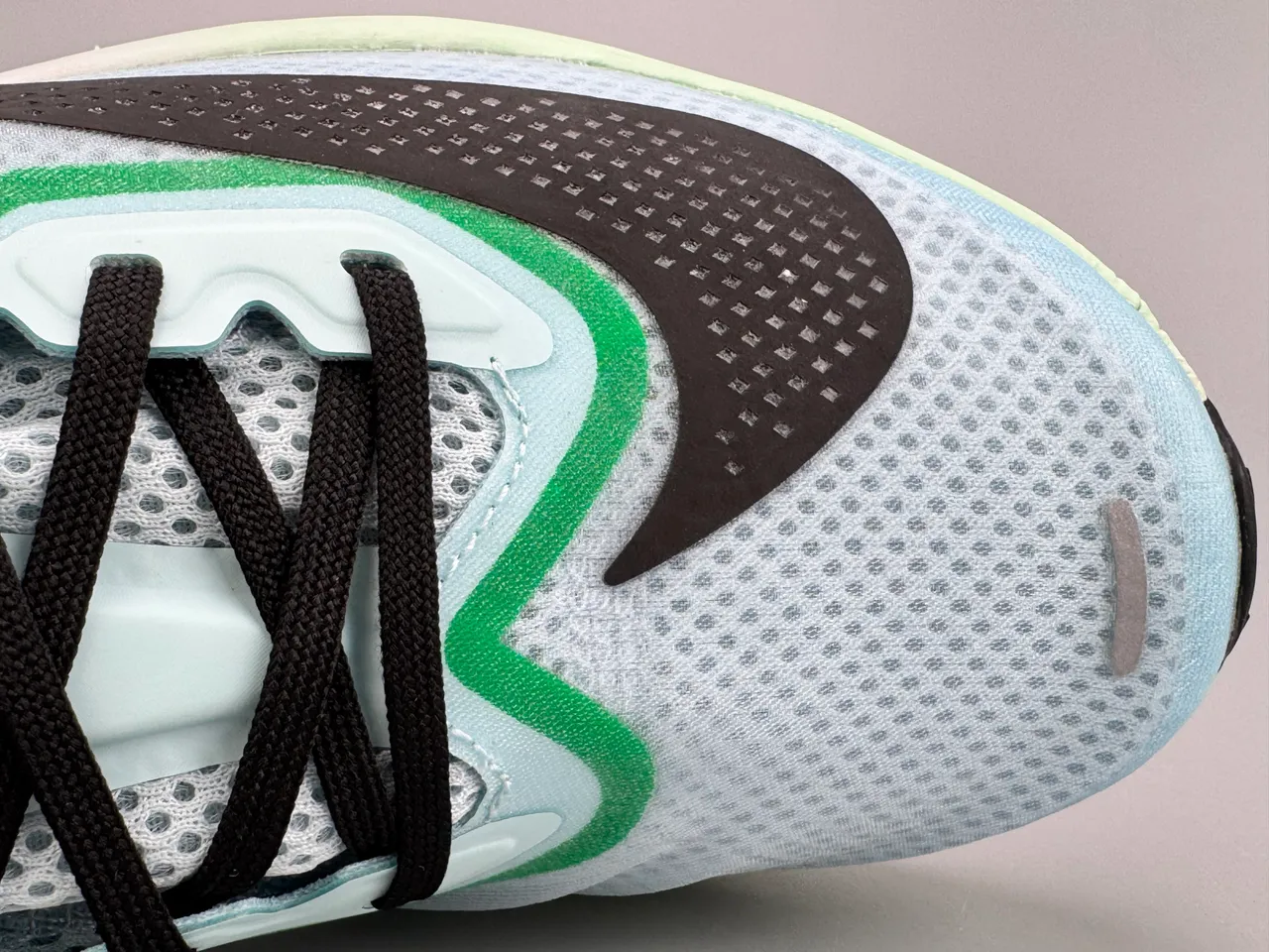 Nike Zoom Fly Blue Green Racing Silhouette Engineered Mesh Upper Running Shoes 2