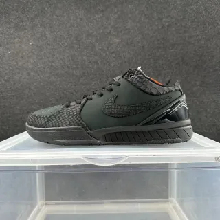 Nike Zoom Kobe IV Black Snake-Embossed बास्केटबॉल जूते