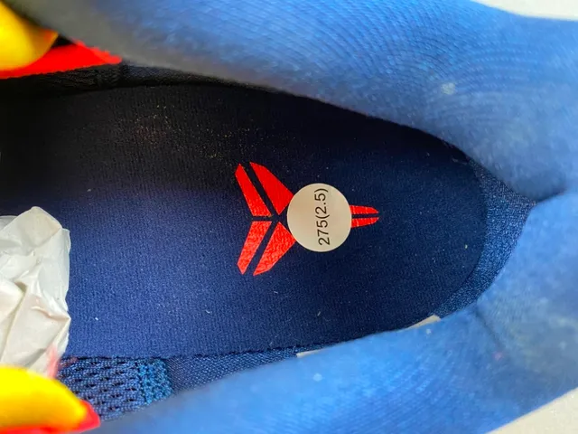 Nike Zoom Kobe IV Navy Red Orange Basketball Shoes 7