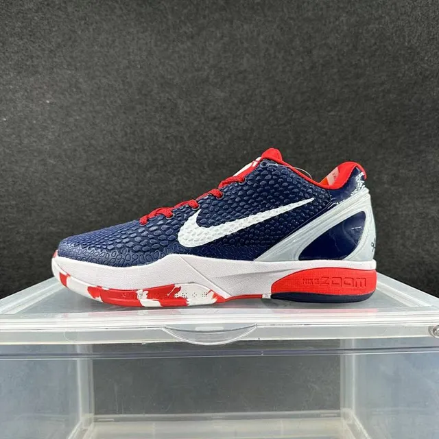 Nike Zoom Kobe VI Navy Red White Basketball Shoes 2