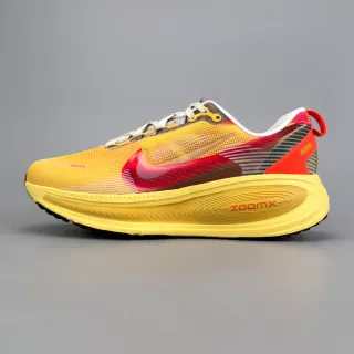 Nike ZoomX Invincible Run Jaune Rouge Maillage Ingénierie Hautes Superpositions Synthétiques Chaussures de course