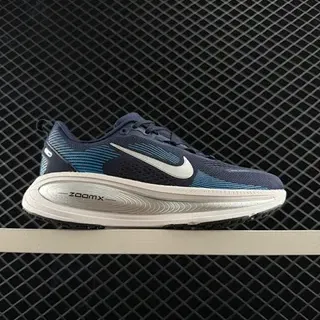 Nike ZoomX Azul Marino Malla Ingenierizada Franja Ondulada Zapatillas de Running