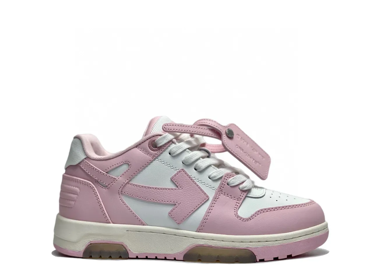 Off-White Industrial Sneaker Rose et Blanc Lifestyle Sneakers 2
