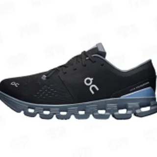 On Zapatos de correr Negro Gris Upper de malla ingenierizada Abierto Hexagonal CloudTec Pods