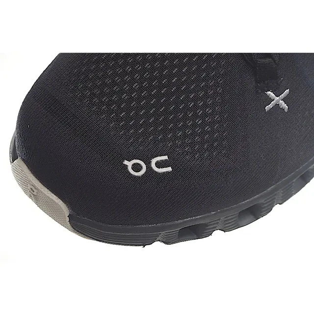 On Cloudmonster Black and Gray Running Shoes 4