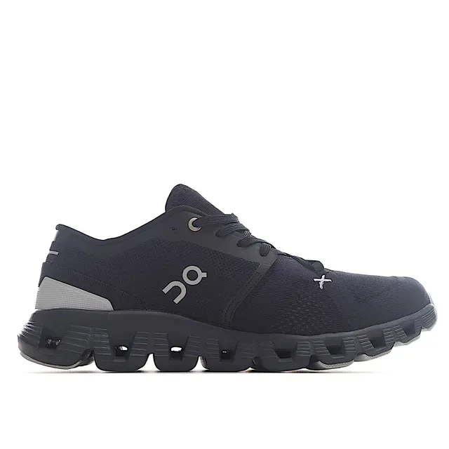 On Cloudmonster Black and Gray Running Shoes 6