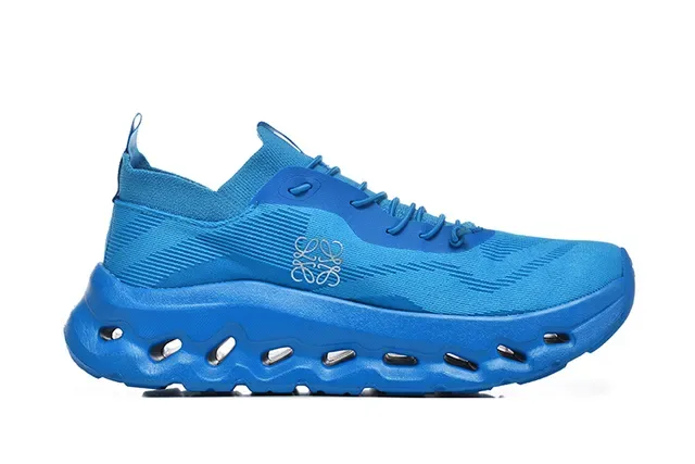 On Cloudmonster Blue Running Shoes 4