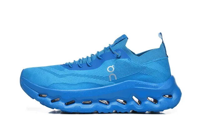 On Cloudmonster Blue Running Shoes 5